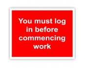 You Must Log in Before Work Correx Sign